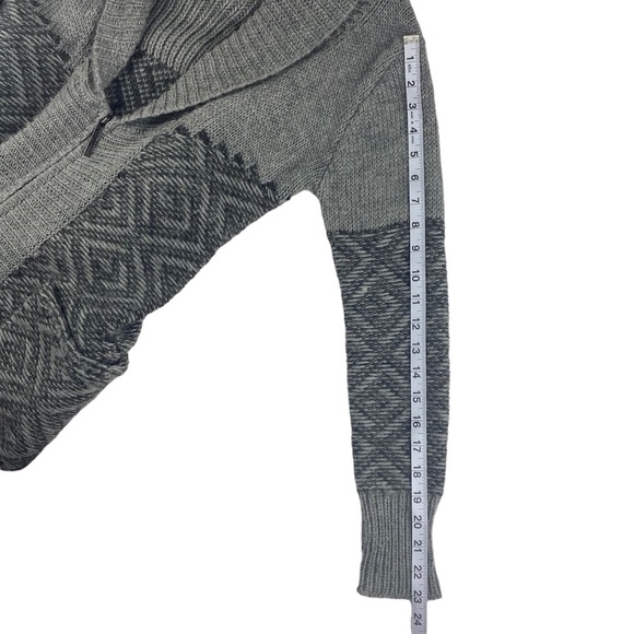 Monk & Lou Shawl Collar Alpaca Mix Cardigan with Zipper Size XS - Picture 16 of 16